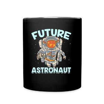 Future Astronaut Rocket Space Astronomy - Full Colour Mug - black - Front