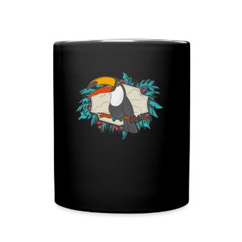 Toucan Tropical Paradise Bird Exotic Animals - Full Colour Mug - black - Front