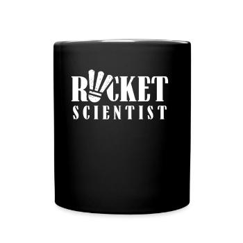Thug Scientist Racket Scientist - Full Colour Mug - black - Front