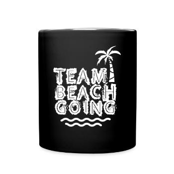 Team Beachgoing Beach Beachgoers Beach Holiday - Full Colour Mug - black - Front