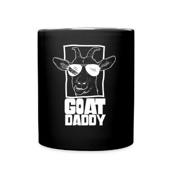 Chèvres Papa amoureux Animal Chèvre Chèvre domestique - Mug uni - noir - Devant