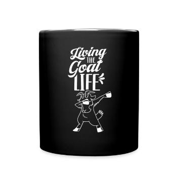 Goats Life Goat Animal Domestic Goat Lovers - Full Colour Mug - black - Front