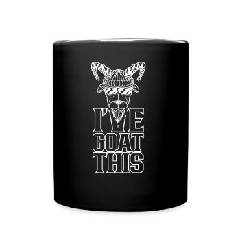 Ich Habe Das Im Griff I've Goat This Tier Ziege - Tasse einfarbig - Schwarz - Vorne