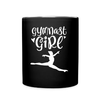 Gymnast Gymnast Girls Gymnastics Gymnastics - Full Colour Mug - black - Front