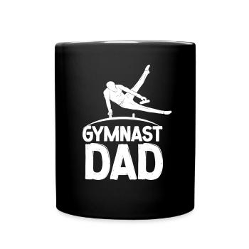 Gymnaste Père Gymnaste Gymnaste Amoureux Gymnastique Gymnastique - Mug uni - noir - Devant