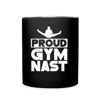 Fier gymnaste Amateur de gymnaste Gymnastique Gymnastique - Mug uni - noir - Devant
