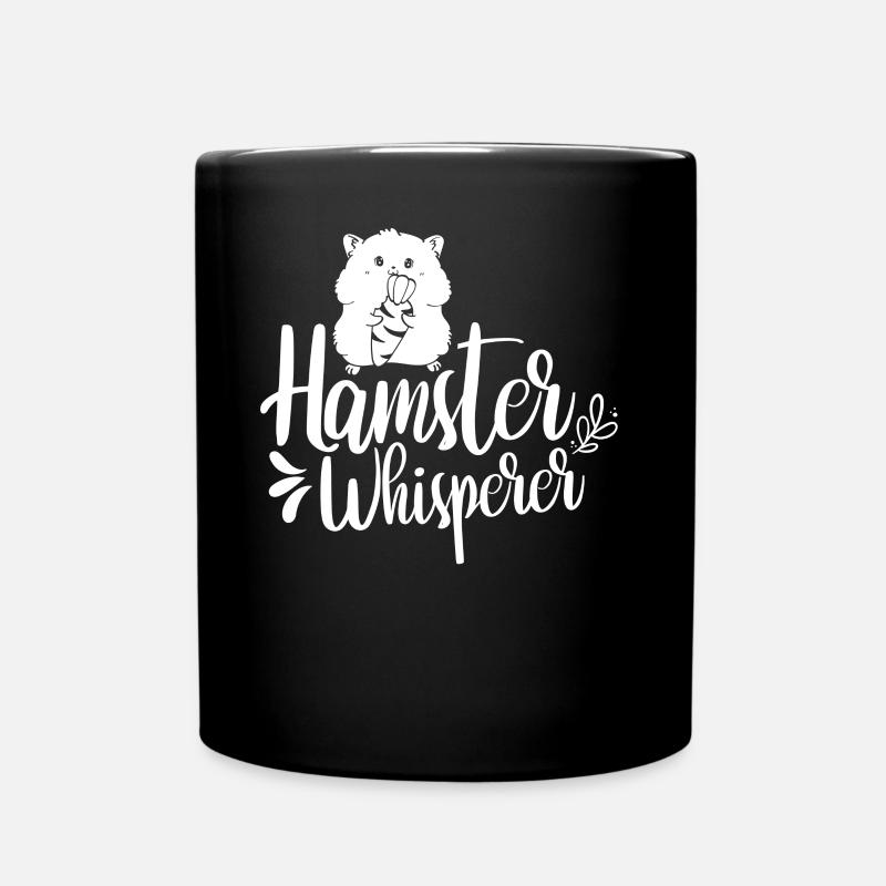 Hamster Flüsterer Süß Haustier Besitzer - Tasse einfarbig - Schwarz