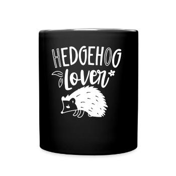 Hérisson Amants Mignon animal de compagnie hérisson Dictons - Mug uni - noir - Devant