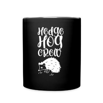 Hérisson Équipe Dictons Pet Cute - Mug uni - noir - Devant