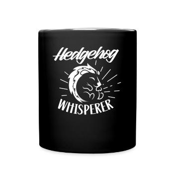 Hérisson Whisperer Dictons Pet Cute - Mug uni - noir - Devant