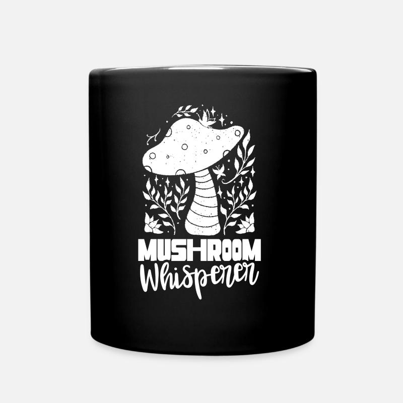 Pilzflüsterer Pilz Flüsterer Pilze Pilzesammler - Tasse einfarbig - Schwarz