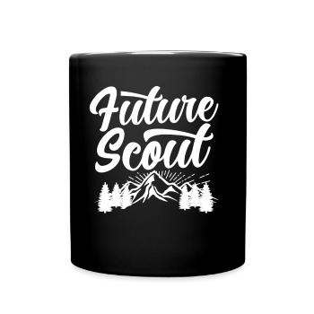 Futur Camp scout Sippe Pfadfinden - Mug uni - noir - Devant
