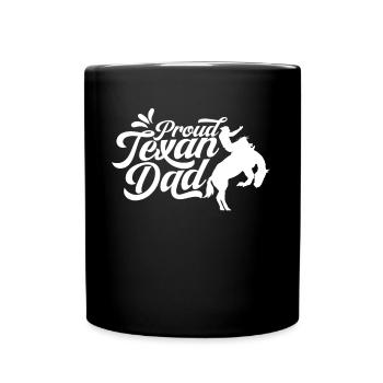 Fier Texas Père Texas Fier Texan - Mug uni - noir - Devant