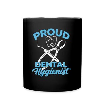 Fier hygiéniste dentaire Dentiste Hygiène dentaire - Mug uni - noir - Devant