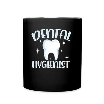 Hygiéniste dentaire Dentiste Équipe d’hygiène dentaire - Mug uni - noir - Devant