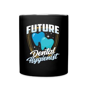 Équipe d’hygiène dentaire future d’hygiéniste dentaire - Mug uni - noir - Devant