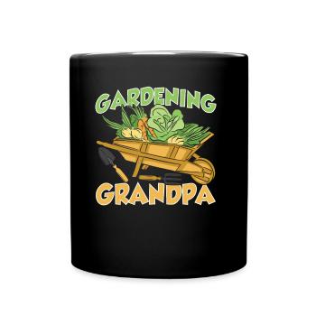 Jardinage Grand-père Jardinier Grand-père Jardin - Mug uni - noir - Devant