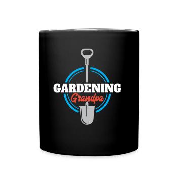 Jardinage Grand-père Grand-père Jardinier de jardin - Mug uni - noir - Devant