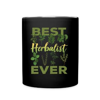 Best Herbal Specialist Ever Herbs - Full Colour Mug - black - Front