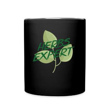 Herb Expert Herb Herb Jardin Herbe Herbe - Mug uni - noir - Devant