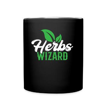 Herb Wizard Herb Garden Herb Herbalism - Mug uni - noir - Devant