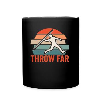 Throw Wide Javelin Thrower Javelin Throw Javelin Throw - Full Colour Mug - black - Front