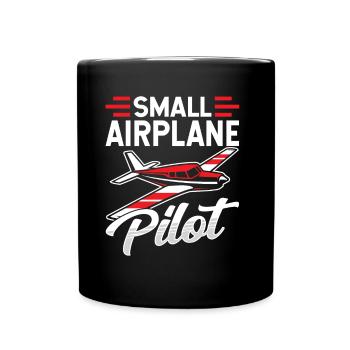 Pilote d’un petit avion léger à réaction - Mug uni - noir - Devant