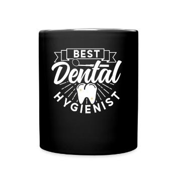 Meilleur hygiéniste dentaire dentiste en hygiène dentaire - Mug uni - noir - Devant