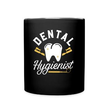Hygiénistes dentaires Équipe de dentistes Hygiène dentaire - Mug uni - noir - Devant