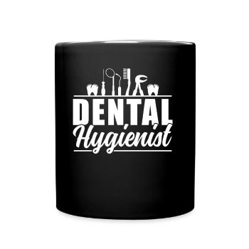 Équipe d’hygiénistes dentaires Dentiste hygiéniste dentaire - Mug uni - noir - Devant