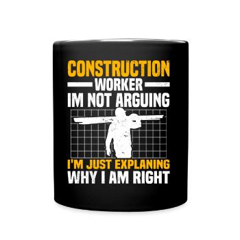 Craftsman - Full Colour Mug - black - Front