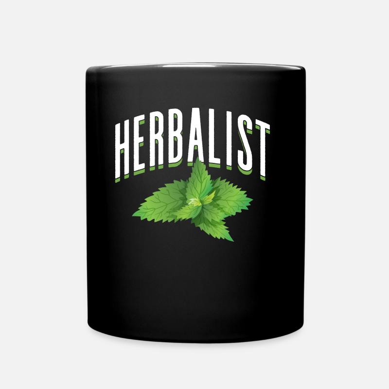 Kräutersammler Kräuter Kräutergarten Kraut - Tasse einfarbig - Schwarz