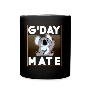 Hello Buddy Cute Koala Bear Koalas Koala Animal - Full Colour Mug - black - Front