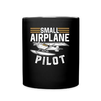 Pilote d’un petit avion léger à réaction - Mug uni - noir - Devant