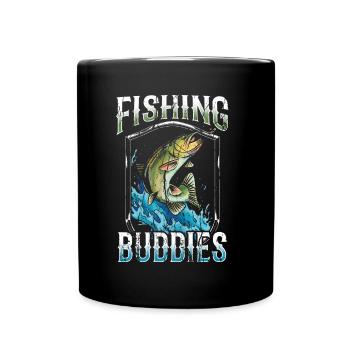 Fishing Friends Fishing Friend Fishing Friend Fishing - Full Colour Mug - black - Front
