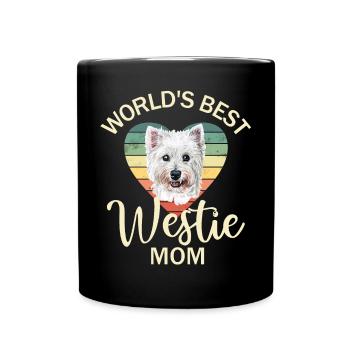 West Highland White Terrier - Full Colour Mug - black - Front