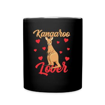 Kangaroo lover Animal Kangaroos Australia - Full Colour Mug - black - Front