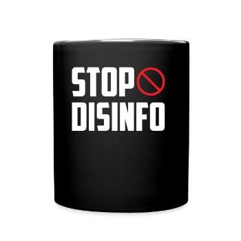 Désinfo Stop Press Loi Liberté de la presse - Mug uni - noir - Devant