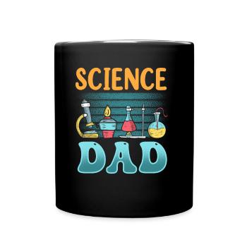 Science Papa Science Team Scientifiques - Mug uni - noir - Devant