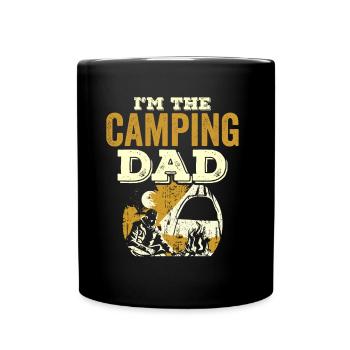 Je suis le Camping Papa Camper Campen Camp - Mug uni - noir - Devant
