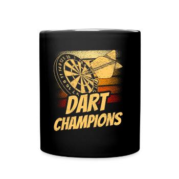 Darts Champions Darts Club Darts Team - Full Colour Mug - black - Front