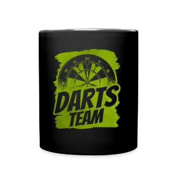 Darts Team Darts Club Darts Team - Full Colour Mug - black - Front