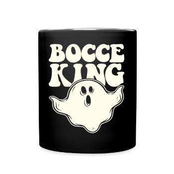 Bocce King Boules Ball Halloween Costume Boule Bocce - Full Colour Mug - black - Front