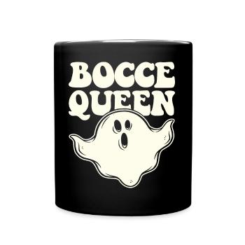 Bocce Queen Boules Ball Halloween Costume Boule - Full Colour Mug - black - Front