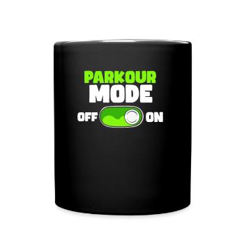 Parkour Gifts For Free Running - Full Colour Mug - black - Front