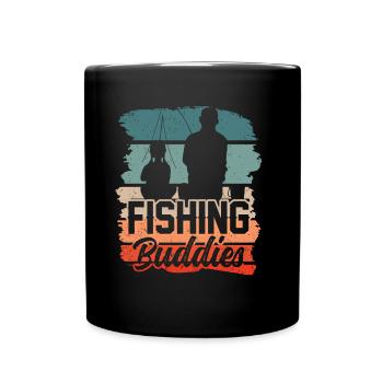 Fishing Friends Fishing Friend Fishing Friend Fishing - Full Colour Mug - black - Front