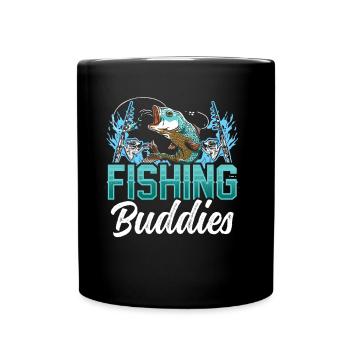Fishing Friends Fishing Friend Fishing Friend - Full Colour Mug - black - Front