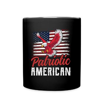 Patriotic American Patriotic US Patriot - Full Colour Mug - black - Front