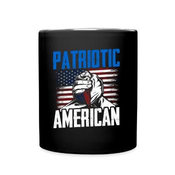 Patriotic American US Patriotic Patriot - Full Colour Mug - black - Front