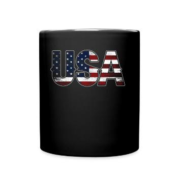 États-Unis Patriotes Américains États-Unis Amérique - Mug uni - noir - Devant